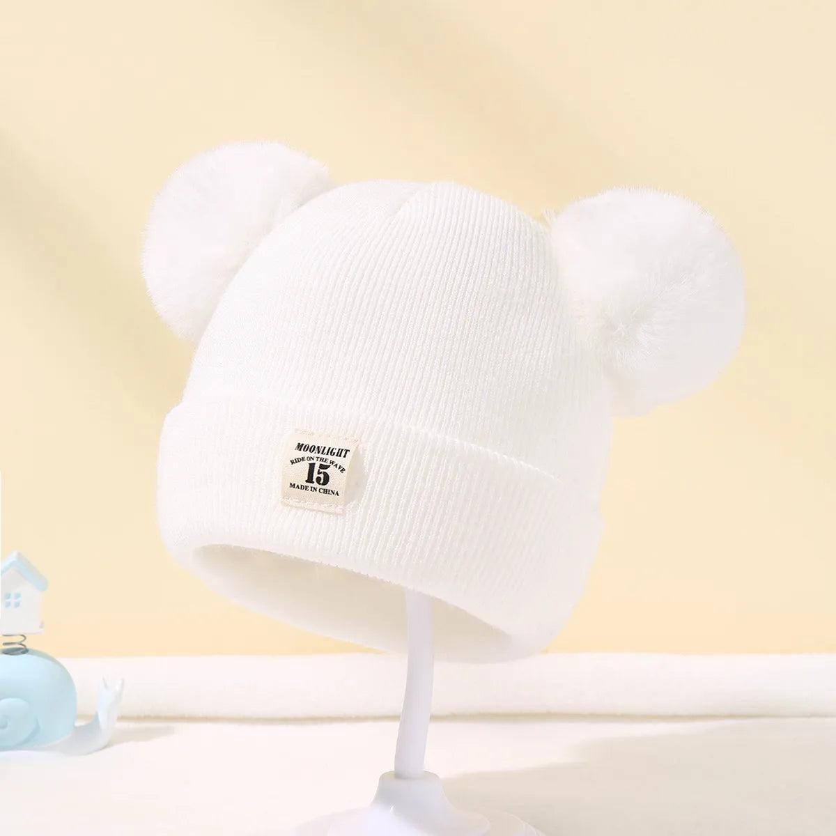 Gorro Infantil de Inverno com Pompom - até 3 Anos - Loja Million BR