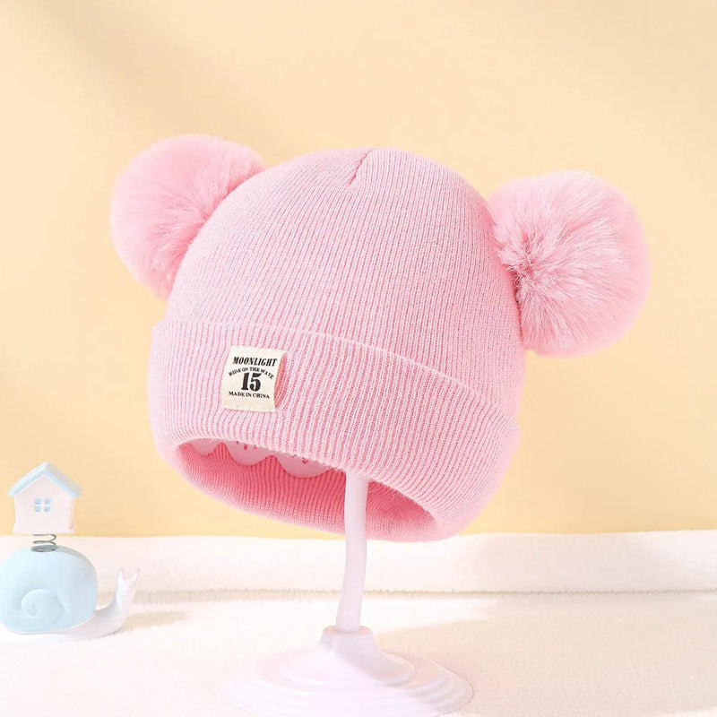 Gorro Infantil de Inverno com Pompom - até 3 Anos - Loja Million BR