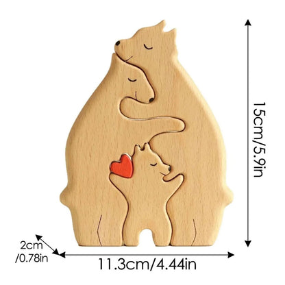 Briquedo Família Urso para Montagem - 2 a 6 Peças