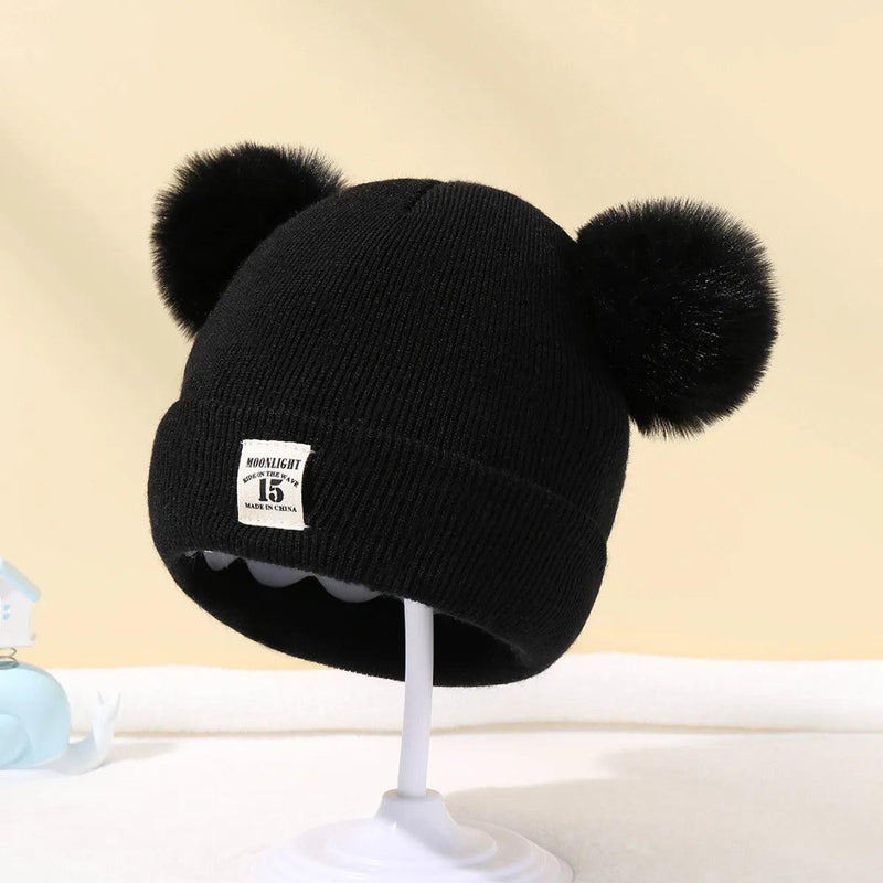 Gorro Infantil de Inverno com Pompom - até 3 Anos - Loja Million BR