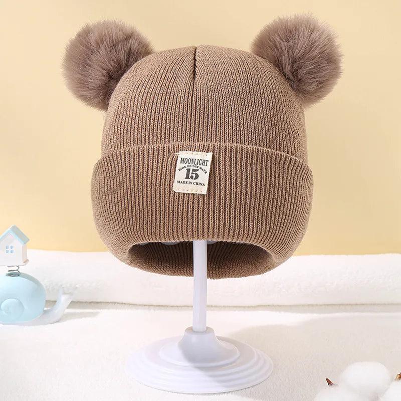 Gorro Infantil de Inverno com Pompom - até 3 Anos - Loja Million BR