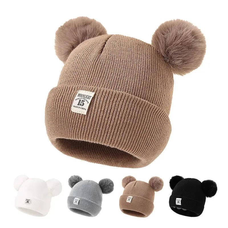 Gorro Infantil de Inverno com Pompom - até 3 Anos - Loja Million BR