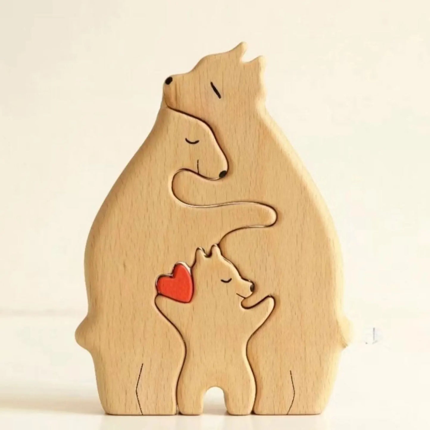 Briquedo Família Urso para Montagem - 2 a 6 Peças