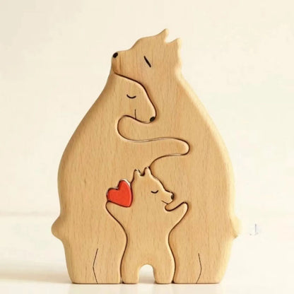 Briquedo Família Urso para Montagem - 2 a 6 Peças