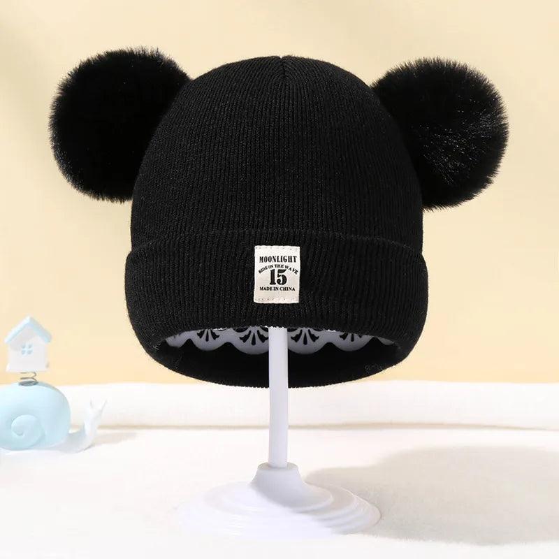 Gorro Infantil de Inverno com Pompom - até 3 Anos - Loja Million BR