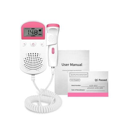 Monitor Doppler Fetal - Monitor de batimentos cardíacos do bebê - Mivest Kids