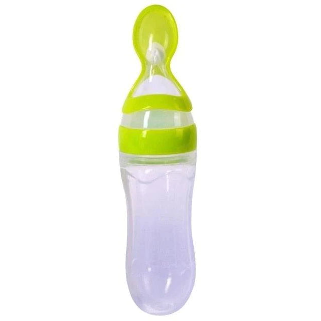 Mamadeira com colher alimentadora - Céu Infinito - eliteofertasbaby