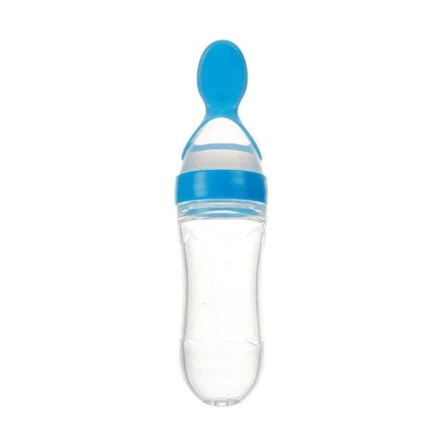 Mamadeira com colher alimentadora - Céu Infinito - eliteofertasbaby