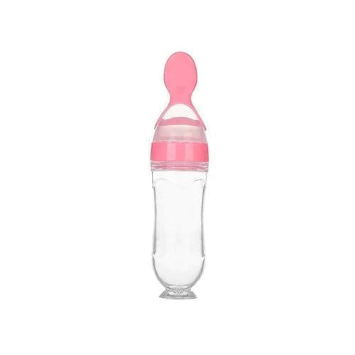 Mamadeira com colher alimentadora - Céu Infinito - eliteofertasbaby